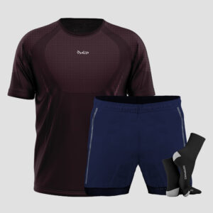Kit Camiseta Apex + Bermuda Aerofit + Meia Performance 1