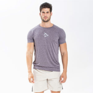 Camiseta Dry Fit Middle Lupus Mescla Grafite