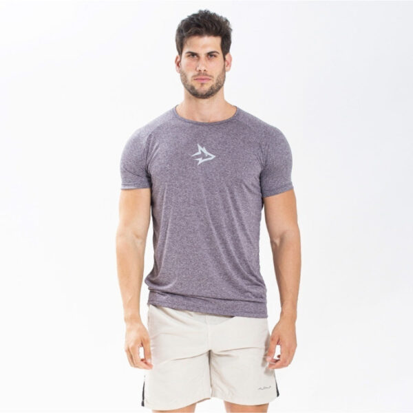 Camiseta Dry Fit Middle Lupus Mescla Grafite