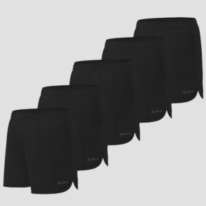Kit 5 Shorts de Corrida Preto