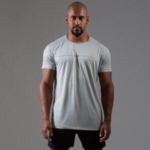 Camiseta Poliamida Line Tenacity Cinza