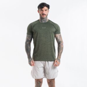 Camiseta Dry Fit New Tenacity Mescla Verde