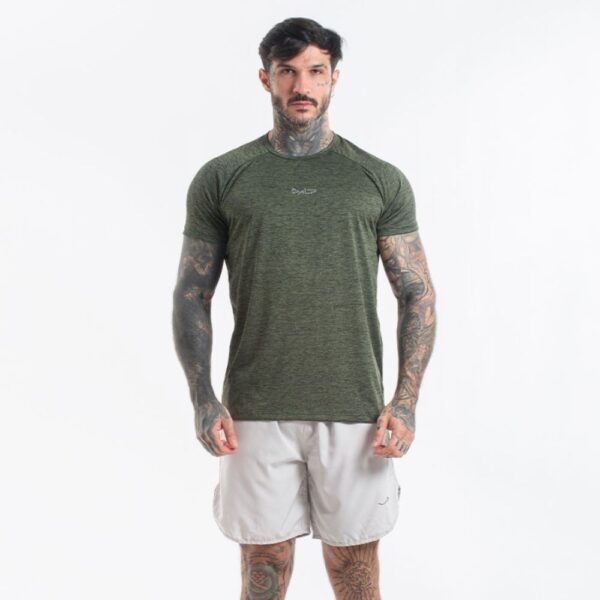 Camiseta Dry Fit New Tenacity Mescla Verde