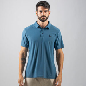Camisa Polo Dry Fit Lupus Azul Céu