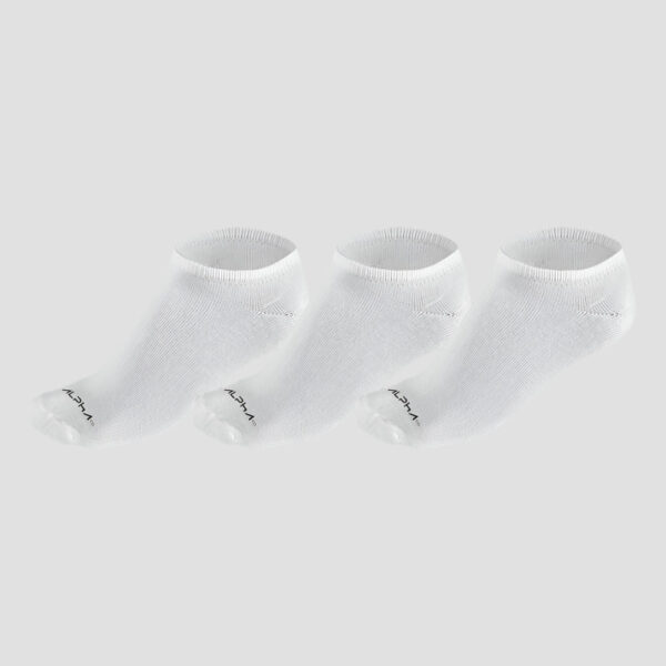 Kit 3 Meias Femininas Cano Curto Branca