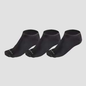Kit 3 Meias Femininas Cano Curto Preta