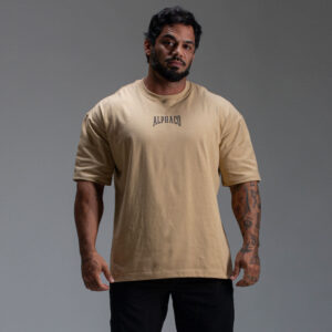 Camiseta Oversized Legacy Caqui
