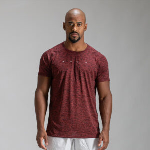 Camiseta Dry Fit Light Lupus Mescla Vermelho