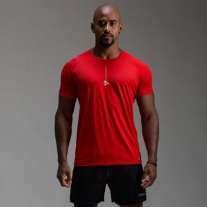 Camiseta Poliamida Line Lupus Vermelho Acerola
