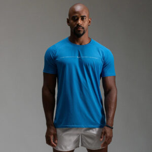 Camiseta Poliamida Line Tenacity Azul Céu