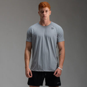 Camiseta Poliamida Lupus Back Cinza Gelo