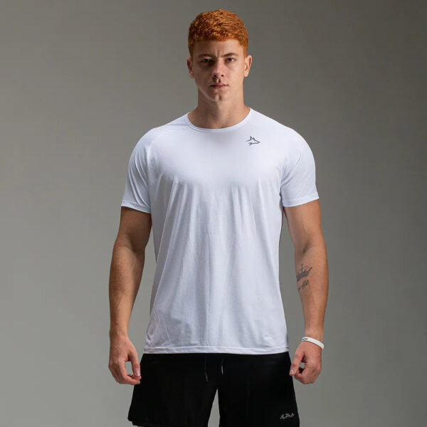 Camiseta Poliamida Lupus Back Branco