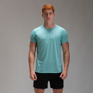 Camiseta Dry Fit Horizon Mescla Verde Menta