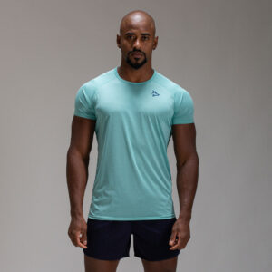 Camiseta Dry Fit New Lupus Mescla Verde Menta